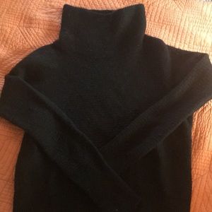 Black turtleneck sweater